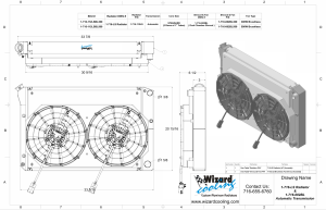 Wizard Cooling Inc - 1973-1993 Chevrolet Trucks (LS Swap) Aluminum Radiator (21.5" tall) W/ Standard BRUSHLESS Fans Options - 716-112LSBL300 - Image 2