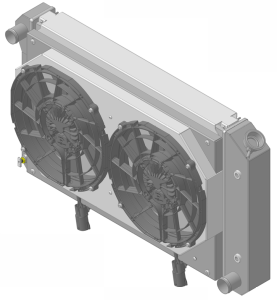 Wizard Cooling Inc - Wizard Cooling - 26.25" Various GM Applications Aluminum Radiator (BRUSHLESS Fan Option) - 562-212BL300    AUTOMATIC Tranny, Upgraded Core - Image 2