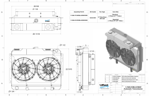 Wizard Cooling Inc - 1966-1969  26" Core Support, B&E Body - Hellcat Swap - 1-1640-212HCBLACINXX300 - Image 2