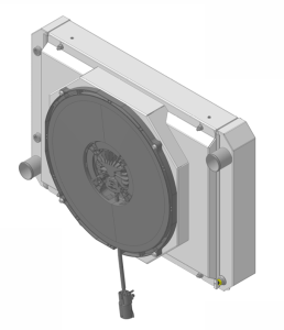 1964-65 Ford Thunderbird Aluminum Radiator (Shroud w/ Brushless Fan) - 1652-218BL300