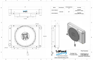 Wizard Cooling Inc - 1964-65 Ford Thunderbird Aluminum Radiator (Shroud w/ Brushless Fan) - 1652-218BL300 - Image 2