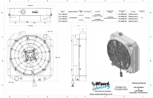 Wizard Cooling Inc - 1963-66 Ford/Mercury Mustang/Falcon/Comet Aluminum Radiator (w/ Brushless fan package) - 251-218BL - Image 6
