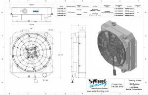 Wizard Cooling Inc - 1963-66 Ford/Mercury Mustang/Falcon/Comet (V8) Aluminum Radiator (w/ Brushless fan package) - 259-208BL300 - Image 6