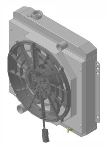 Wizard Cooling Inc - 1962-1968 Ford Fairlane & 1966-70 Falcon Aluminum Radiator W/ Brushless Fan Shroud - 260-208BL300 - Image 2