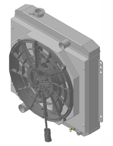 Wizard Cooling Inc - 1962-1968 Ford Fairlane & 1966-70 Falcon Aluminum Radiator W/ Brushless Fan Shroud - 260-218BL - Image 2
