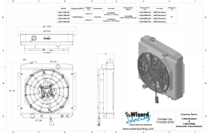 Wizard Cooling Inc - 1962-1968 Ford Fairlane & 1966-70 Falcon Aluminum Radiator W/ Brushless Fan Shroud - 260-218BL - Image 3