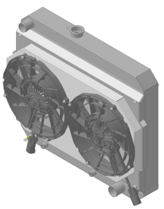 Wizard Cooling Inc - Wizard Cooling - 1966-1967 PONTIAC GTO/Lemans/ Tempest (17.5" Core) - 27290-212BL300 - Image 2