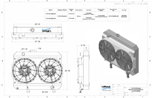 Wizard Cooling Inc - 1966-1967 Pontiac GTO/ Lemans/ Tempest (15.5" Core, Driver Side Radiator Cap)- 27310-202BL300 - Image 2