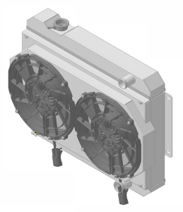 Wizard Cooling Inc - 1964-1965 Chevelle/ Malibu/ Monte Carlo/ El Camino (w/ Brushless Fans) - 282-202BL - Image 2