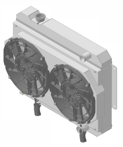 Wizard Cooling Inc - 1964-1965 Chevelle/ Malibu/ Monte Carlo/ El Camino (w/ Brushless Fans) - 282-212BL - Image 2