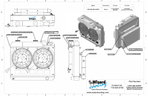 Wizard Cooling Inc - 1963-1966 Chevrolet Trucks- LS Supercharged Package- 284-202LSBLACINXX300 - Image 3