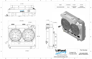 Wizard Cooling Inc - 1963-1966 Chevrolet Trucks- LS Supercharged Package- 284-202LSBLACINXX300 - Image 2