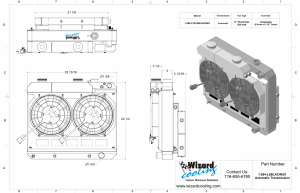 Wizard Cooling Inc - 1963-1966 Chevrolet Trucks - LS Supercharged Package- 284-212LSBLACINXX300 - Image 2