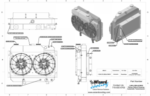 Wizard Cooling Inc - 1964-1967 Bel Air/ Impala/ Chevelle/ Malibu/Monte Carlo/ El Camino SUPERCHARGED LS Motor Swap - 289-212LSBLACINXX300 - Image 3