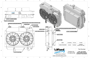 Wizard Cooling Inc - 1964-1967 Bel Air/ Impala/ Chevelle/ Malibu/Monte Carlo/ El Camino SUPERCHARGED LT Motor Swap - 289-212LTBLACINXX300 - Image 3