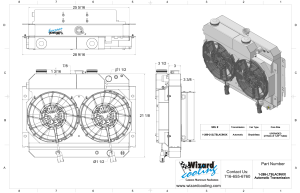 Wizard Cooling Inc - 1964-1967 Bel Air/ Impala/ Chevelle/ Malibu/Monte Carlo/ El Camino SUPERCHARGED LT Motor Swap - 289-212LTBLACINXX300 - Image 2