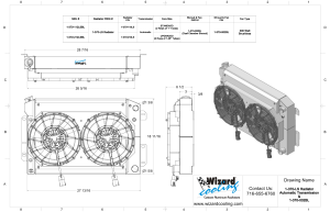 Wizard Cooling Inc - Wizard Cooling - 1967-1969 Chevrolet Camaro/ Z28/ Firebird (LS SWAP OPTIONS) - 370-212LSBL300 - Image 2