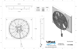 Wizard Cooling Inc - 1967-1969 Camaro/ Z28/ Firebird (SHROUD w/ BRUSHLESS FAN, 500 Watt) - 370-008BL500 - Image 2