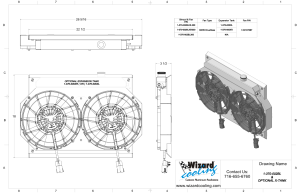 Wizard Cooling Inc - 1967-1969 Camaro/ Z28/ Firebird (SHROUD w/ BRUSHLESS FANS) - 370-002BL300 - Image 2