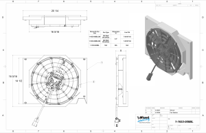 Wizard Cooling Inc - 1955-1960 Chevrolet Corvette (Shroud w/ Brushless Fan) - 1653-008BL300 - Image 2