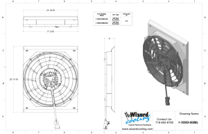 Wizard Cooling Inc - 1939 Chevy Car- (SHROUD w/ BRUSHLESS 300watt FAN) - 10503-008BL300 - Image 2