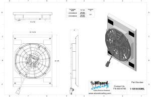 Wizard Cooling Inc - 1937 Chevrolet Car Aluminum Radiator (Brushless Fan & Shroud) - 10518-008BL500 - Image 2