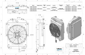 Wizard Cooling Inc - 1936 Plymouth Street Rod Aluminum Radiator (BRUSHLESS FAN OPTIONS) - 92002-118BLAC300 - Image 2
