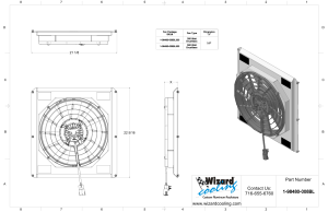 Wizard Cooling Inc - 1938-1939 Ford Trucks (SHROUD w/ BRUSHLESS FAN, 300 WATT) - 98480-008BL300 - Image 2