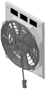 1933-1935 Ford Truck & 1933-1934 Car (SHROUD w/ BRUSHLESS FAN, 300 WATT) - 98504-008BL300