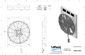Wizard Cooling Inc - 1933-1935 Ford Truck & 1933-1934 Car (SHROUD w/ BRUSHLESS FAN, 500 WATT) - 98504-008BL500 - Image 2