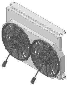 1973-1993 Chevrolet Trucks (BRUSHLESS FANS & SHROUD) - 716-002BL500225