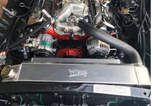 Wizard Cooling Inc - 1967-1969 Chevrolet Camaro/ Z28/ Firebird (BB & SB W/ Brushless Fans & Shroud) Aluminum Radiator - 370-202BLXR - Image 4