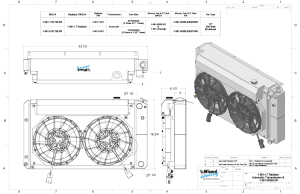Wizard Cooling Inc - Wizard Cooling - 28.25" Various GM Applications Aluminum Radiator (LT SWAP) w/ Shroud Brushless 12" Fans & X Tank - 361-212LTBLXR - Image 2