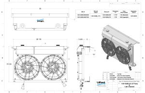 Wizard Cooling Inc - 12" BRUSHLESS FAN Package  W/ TANKS for 28.25" Core Radiators- 361-002BL300225XX (LS Swap) - Image 2