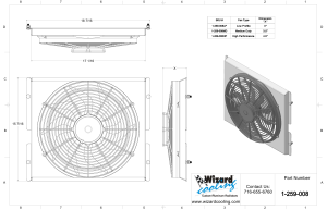 Wizard Cooling Inc - 1963-66 Ford/Mercury Mustang/Falcon/Comet (SHROUD w/ MEDIUM DUTY FAN) - 259-008MD - Image 2