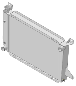 1985-97 Ford F-Series & Bronco Aluminum Radiator (V8 A/T) - 1451-110