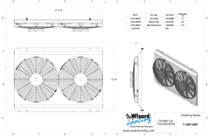 Wizard Cooling Inc - 1985-97 Ford F-Series & Bronco (SHROUD w/ MEDIUM DUTY FANS) - 1451-002MD - Image 2