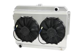 Wizard Cooling Inc - 1966-1969 26" Mopar Applications Aluminum Shroud (W/ Medium Profile Brush Fans) - 1640-002MD - Image 3