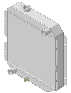 1963-66 Ford/Mercury Mustang/Falcon/Comet Aluminum Radiator (Coyote Swap, M/T)- 259-200CS