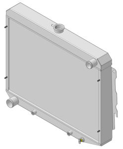 1970-73  26" Mopar Applications Aluminum Radiator (Hellcat Swap)- 375-210HC