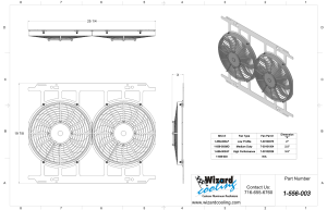 Wizard Cooling Inc - 1980-1993 Ford Mustang (BRACKET w/ HIGH PERFORMANCE FANS) - 556-003HP - Image 2