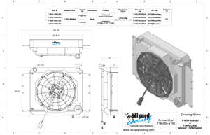Wizard Cooling Inc - Wizard Cooling - 1955-1960 Chevrolet Corvette Aluminum Radiator (W/ Brushless Fan) - 1653-208BL300 - Image 2