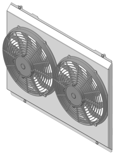 1966-1967 Lincoln (SHROUD W/ HIGH PERFORMANCE FANS) - 41003-002HP