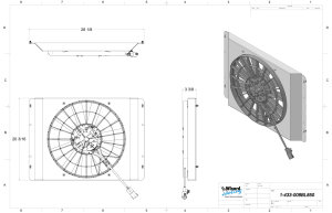 Wizard Cooling Inc - 1966-1979 Ford F Series/ 1978-79 Bronco (SHROUD w/ BRUSHLESS FAN, 850 WATT) - 433-008BL850 - Image 2