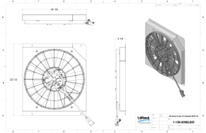 Wizard Cooling Inc - 1970-1981 International Scout - Brushless Fan & Shroud - 139-008BL850 - Image 2