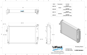 Wizard Cooling Inc - Wizard Cooling - 1993-2002 Chevrolet Camaro/ Z28/ Firebird without Sensor Hole - 2365-210 - Image 2