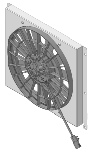 Wizard Cooling Inc - 1953-1956 Ford Trucks (SHROUD w/ BRUSHLESS FAN, 500 WATT) - 98502-008BL850 - Image 1